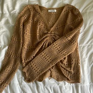 Cropped Knit Sweater